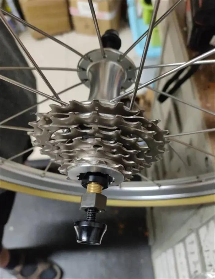 Jantes de vélo pliantes avant et arrière, Bromsilice 7 vitesses, 349