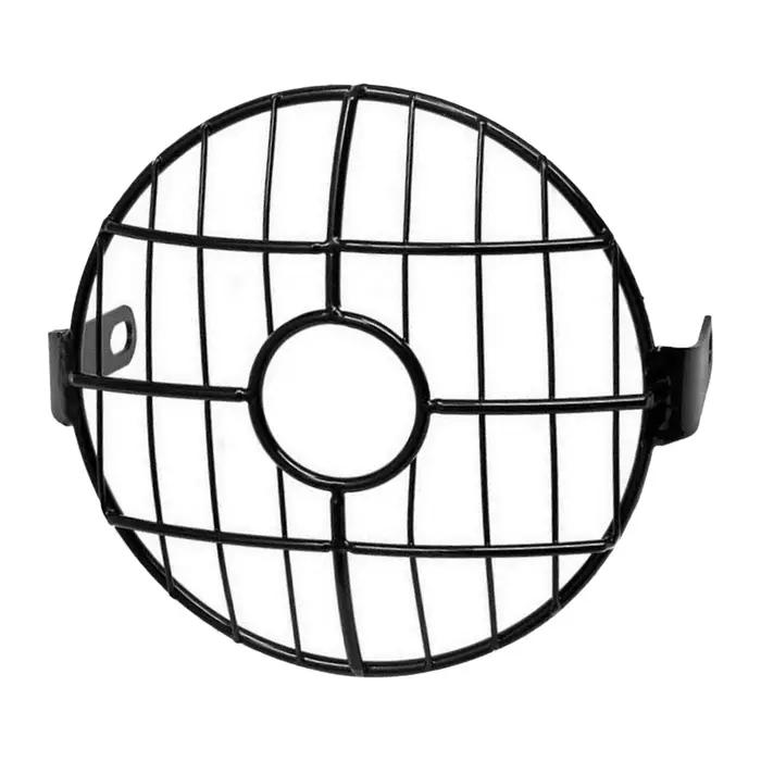 6.5 "moto phare maille gril garde avant lampe maille Grille couverture protecteur pour café Racer Cr