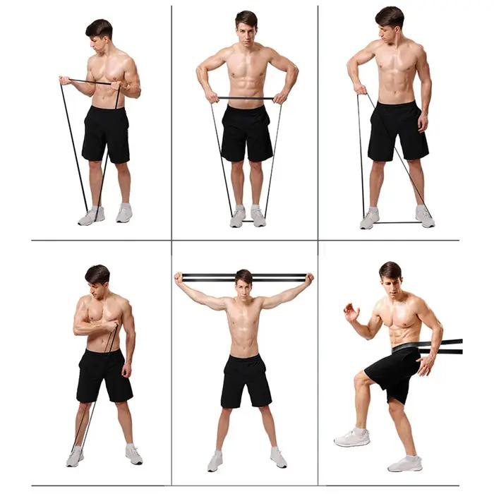 Bandes de résistance exercice élastique entraînement Ruber boucle force élastique gymnastique équipe