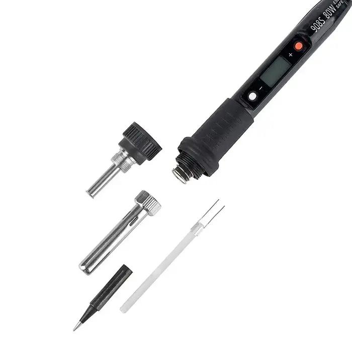 JCD-Fer à souder électrique avec affichage numérique LCD, température réglable, pointes, outils de s
