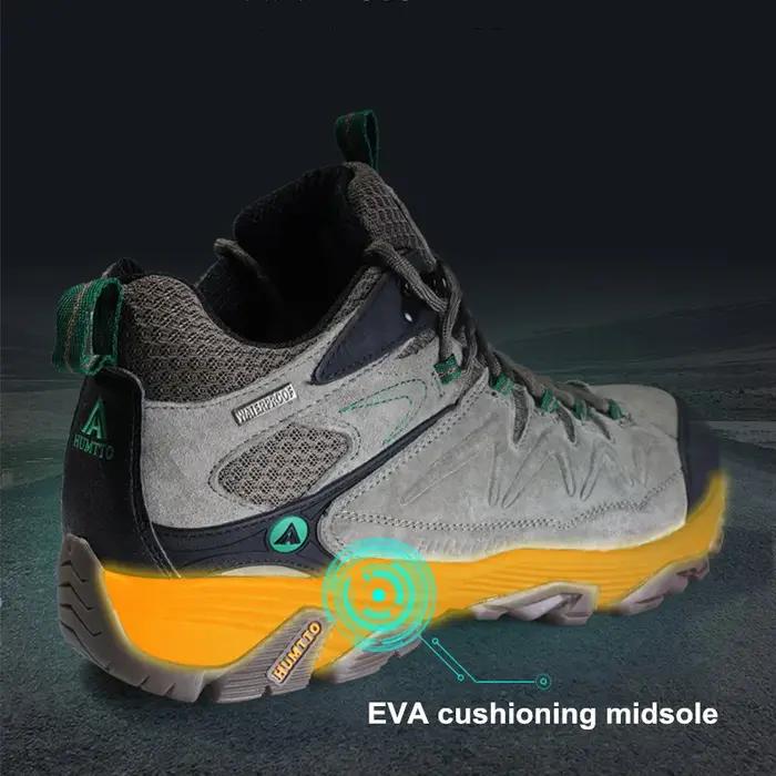 HUMTTO baskets imperméables pour hommes chaussures de randonnée en cuir bottes de Trekking femmes Ca