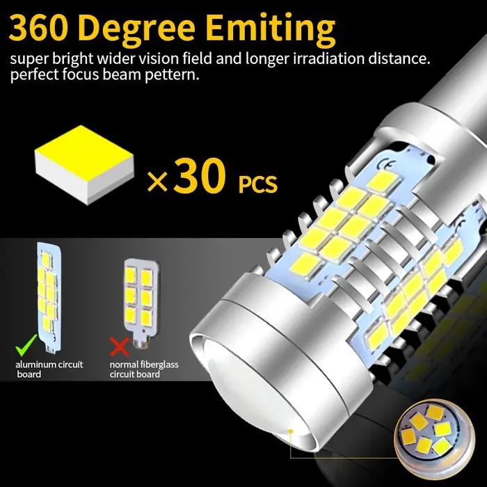 Feux de jour DRL pour Skoda Superb Octavia 2 FL 1156 2011 2012, ampoule LED 12V 2013 Canbus OBC S25
