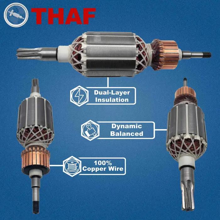 AC 220V 240V HR4001 HR4001C HR4010C Induit Rotor pour MAKITA HR4011C HR4001CX Marteau Perforateur Pièces de rechange Per