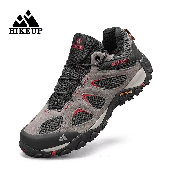 HIKEUP nouvelles chaussures de randonnée en plein air pour hommes antidérapantes résistantes à l'usu