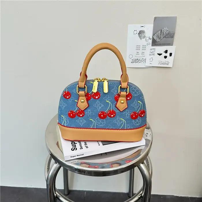 Sac fourre-tout en cuir tendance et élégant pour maman, grande capacité, couleur unie, polyvalent po