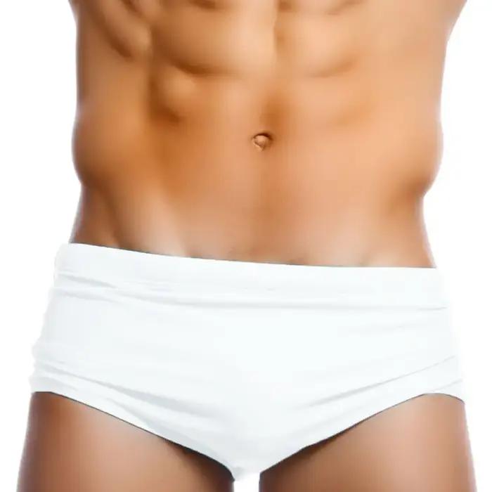 Maillot de bain push-up pour hommes - Rembourré couleur unie - Sport plage et surf