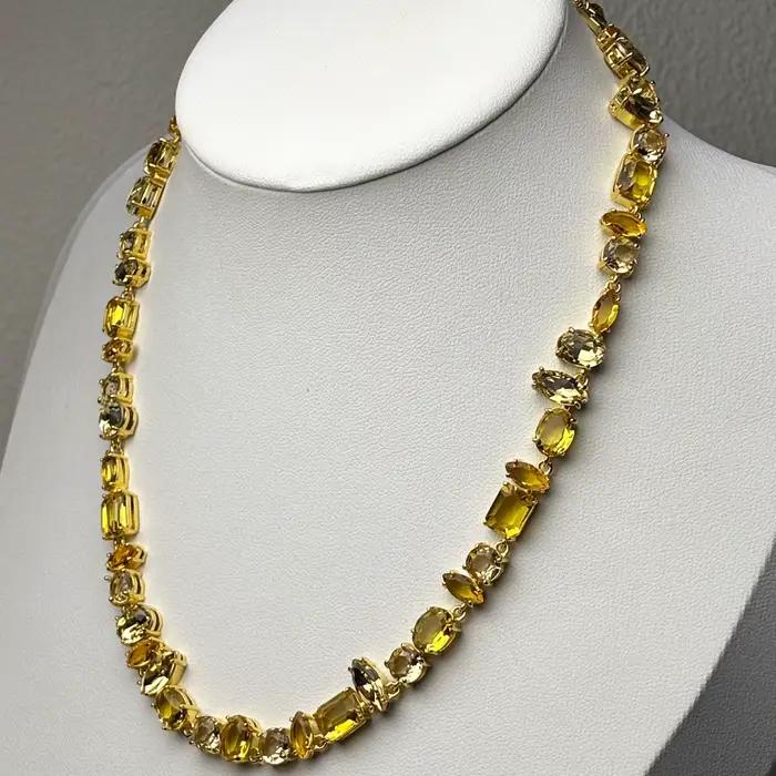Collier bonbon en cristal coloré pour femmes, ensemble de bijoux fins, Design de Niche, Bracelet lég