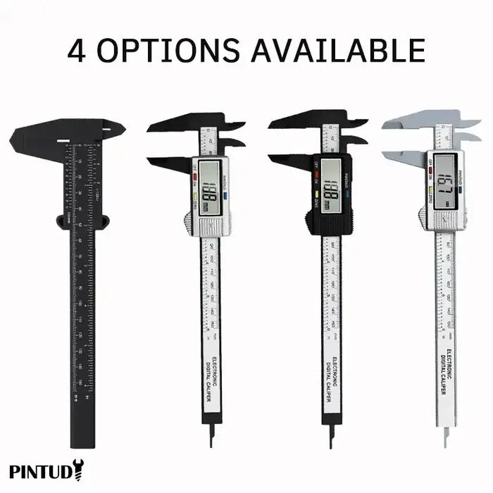 1PC plastique vernier étrier affichage numérique étrier Mini texte jouer étrier étudiant vernier règ