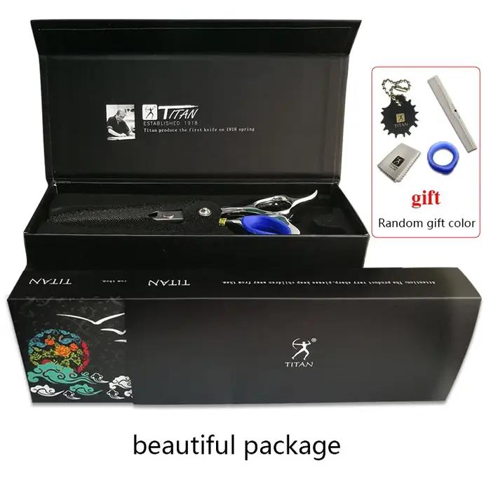 Titan 5.5/6/6.5/7.0 pouces coupe bien coiffure ciseaux de coiffeur professionnels pour cheveux