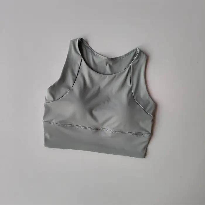 Gilet de sport Compact tout-en-un résistant aux chocs - Soutien-gorge Fitness été - Vêtements gymnastique respirant
