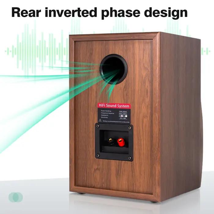 Haut-parleur d'étagère de 6.5 pouces, HIFI 20 ~ 200W, passif en bois, moniteur Audio 4Ohm, lecteur d