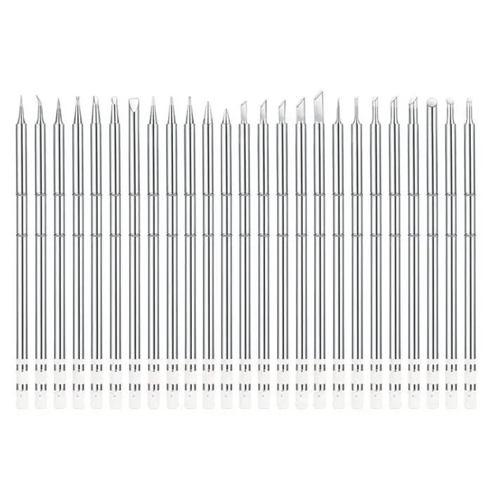 T12 pointes de fer à souder électrique en cuivre T12-K B2 BC1 ILS BCF2 D16 KF pour Hakko fx951 brico