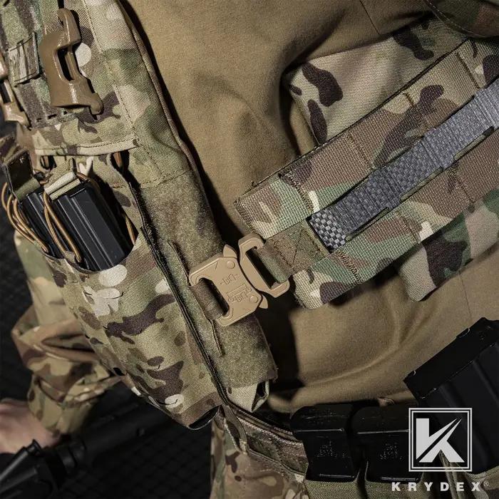 KRYDEX – Kit d'adaptateur de ceinture à boucle métallique tactique à dégagement rapide, pour FCPC V5