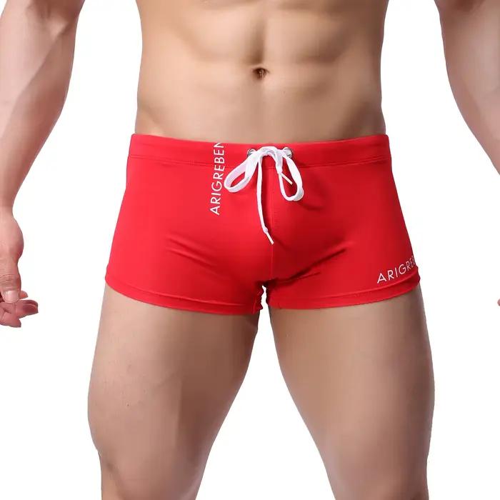 Maillot bain homme sexy short surf - Costume sport pochette maille - Nouveau modèle plage