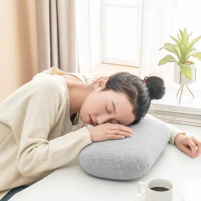 Oreiller cervical multifonction en mousse à mémoire de forme, oreiller de voyage doux à rebond lent