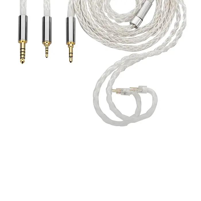 Câble pour écouteurs MOONDROP Line K, câble amélioré en cuivre plaqué argent de haute pureté Kato Ar