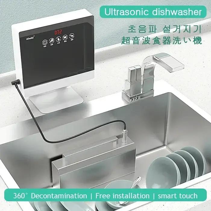 Lave-vaisselle à ultrasons automatique ménage Portable évier lave-vaisselle petite cuisine autoporta