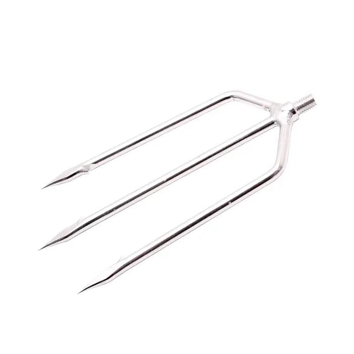 Hameçon d'ancrage de poisson en acier inoxydable, tête de harpon, avec barbe, fourchette pointue, de