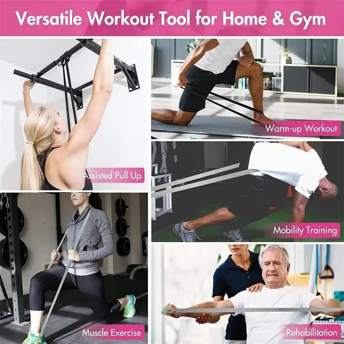 Bandes longues en tissu pour le fitness gym entraînement musculation exercices sportifs occasions spéciales