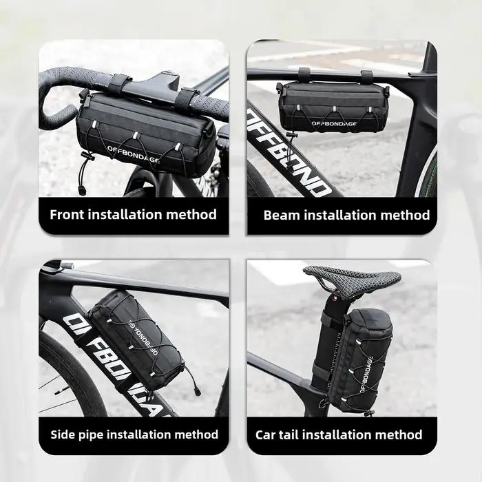 OFFBONDAGE sac de vélo Portable guidon multi-usages grande capacité sac à dos vtt route cyclisme cad