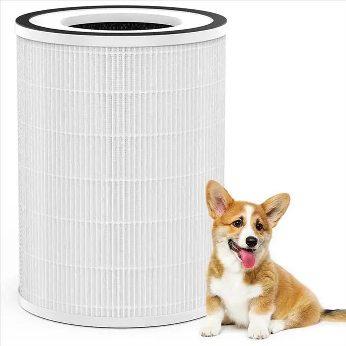 Lot de 2 filtres HEPA H13 True pour supporter ficateur d'air, compatible avec Aquoia KILO, KILOPLUS,