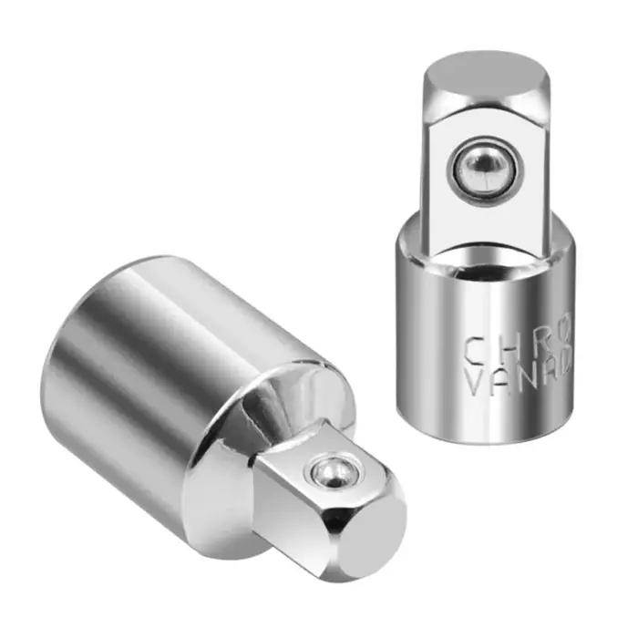 Adaptateur de douille de clé à cliquet en acier inoxydable, pour conversion de 1/2 " vers 3/8 ", 3/8