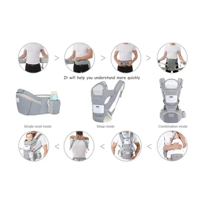 Sac à dos ergonomique pour bébé Electrolux, siège hipseat pour bébé, face à l'avant, kangourou ergon