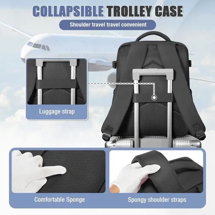 Sac à dos de compression sous vide Ryanair 40x30x20 Sac à dos de voyage EasyJet Wizzair Sac de cabin