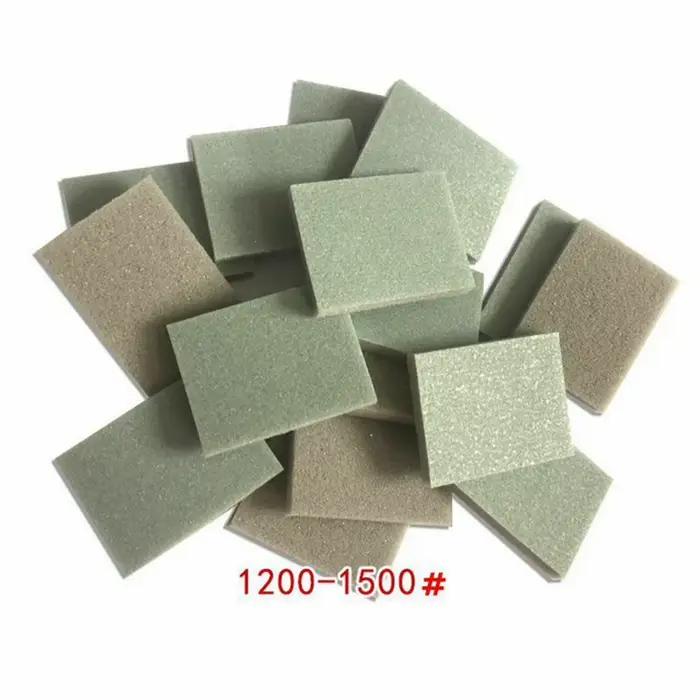 20 pièces éponge bloc de ponçage humide sec meulage papier de verre 300-400 500-600 800-1000 1200-15