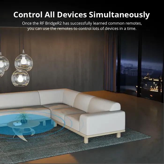 SONOFF RF Bridge R2 433MHz RF Wi-Fi passerelle sans fil scène intelligente prise en charge de la séc