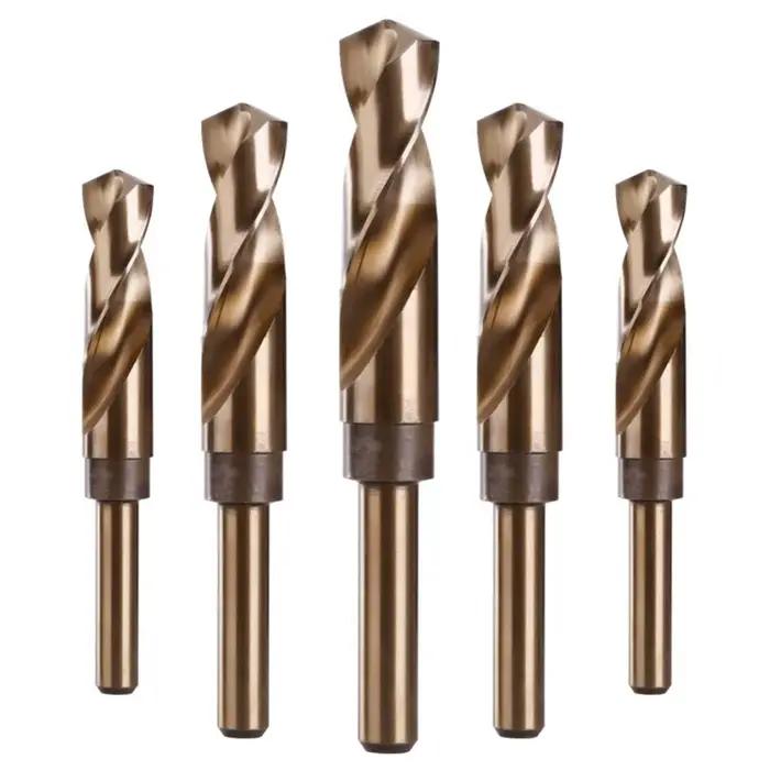 Foret hélicoïdal M35 hss-co Cobalt de qualité industrielle 13.5-30mm 1/2 pouces foret à tige réduite