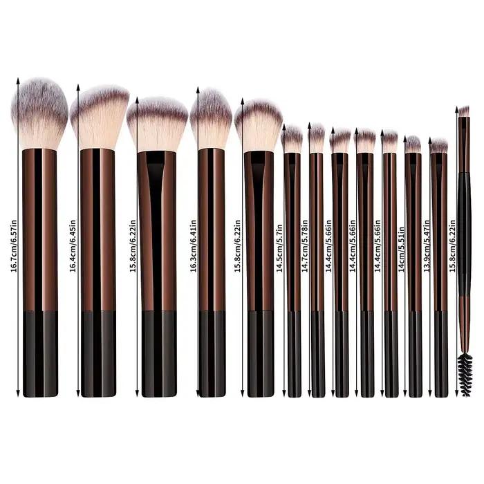 Ensemble de pinceaux de maquillage, 13 pièces, fond de teint, correcteur, poudre, fard à paupières,