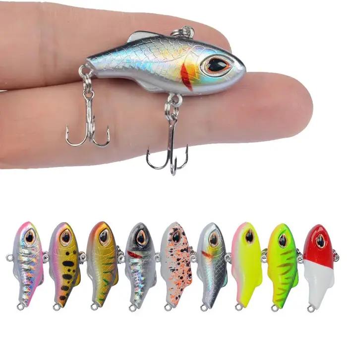 1 pièces 3.5 cm 5g hiver Vibration Mini coulant VIB leurre de pêche manivelle glace artificielle app