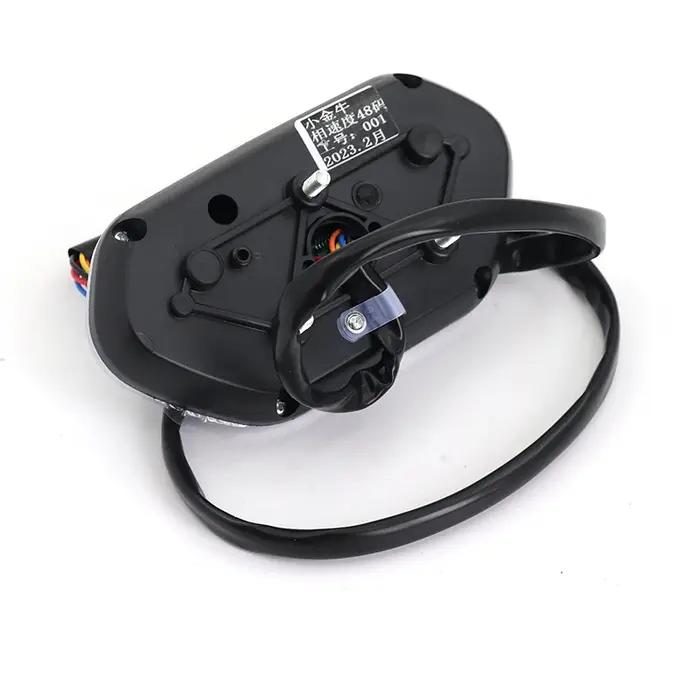 Compteur galvanoplastie LED LCD TingParts scooter Citycoco accesoir modification 60V pour moto scooter electrique affichage vitesse batterie kilometrage design moderne robuste installation facile