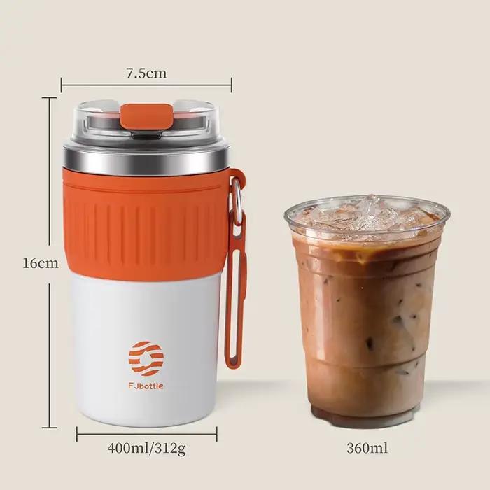 FEIJIAN tasse à café en acier inoxydable tasse à café tasse Thermos tasse de voyage Portable avec co