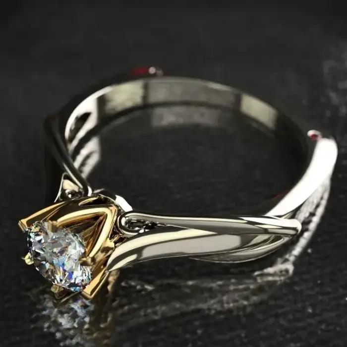 Bague en argent pur 925 pour femmes, bagues Moissanit naturelles avec pierres précieuses, beaux bijo