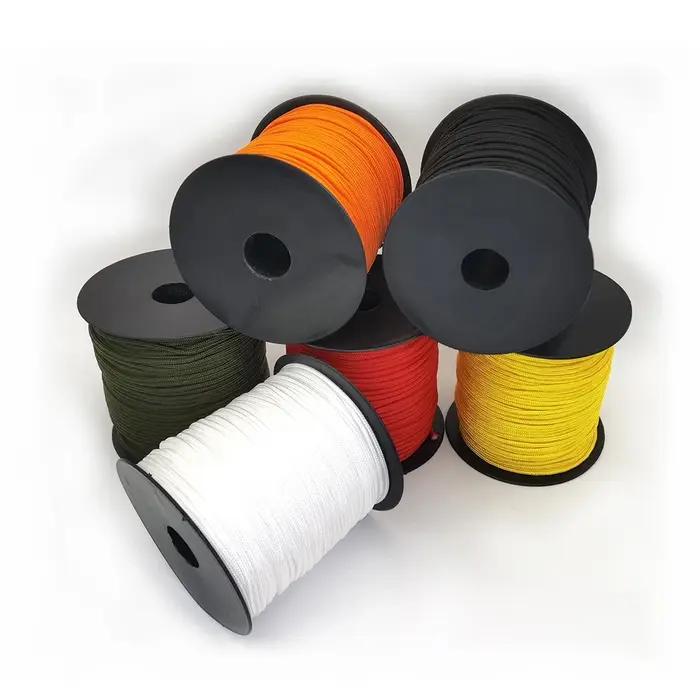 100M un support noyaux Paracord corde 2mm extérieur Polyester Parachute cordon Camping survie parapl