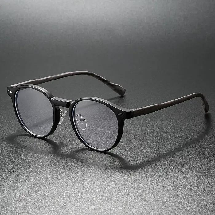 KAMMPT Vintage lunettes rondes mode rétro bleu lumière bloquant lunettes à la mode Design élégant co