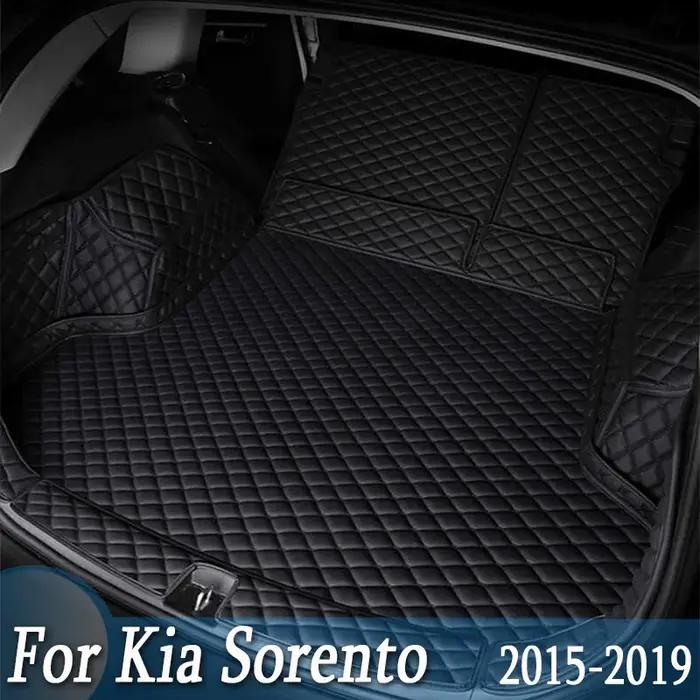 Tapis de coffre pour Kia Sorento Prime UM, 7 sièges, 2015, 2016, 2017, 2018, 2019, tapis, accessoire