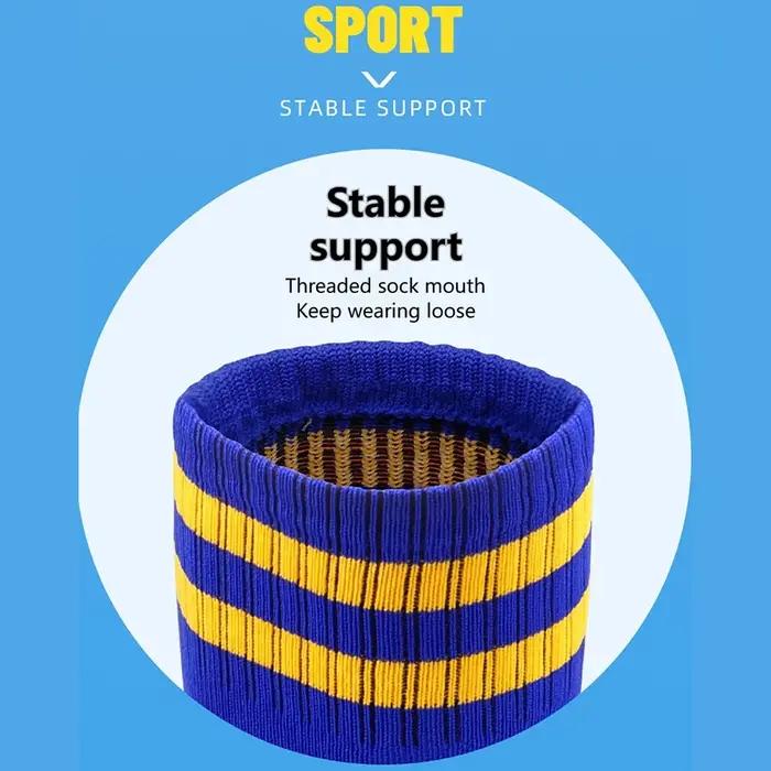 Chaussettes de football Loogdeel, chaussettes longues en coton pour adultes et enfants, chaussettes