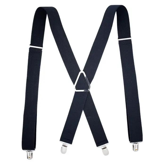Bretelles de travail robustes pour hommes, élastiques réglables, pour pantalons, ceinture, bretelles