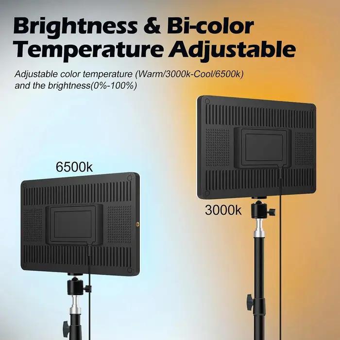 LED lumières vidéo conférence photographie éclairage Selfie lumière Photo Studio lampe avec trépied