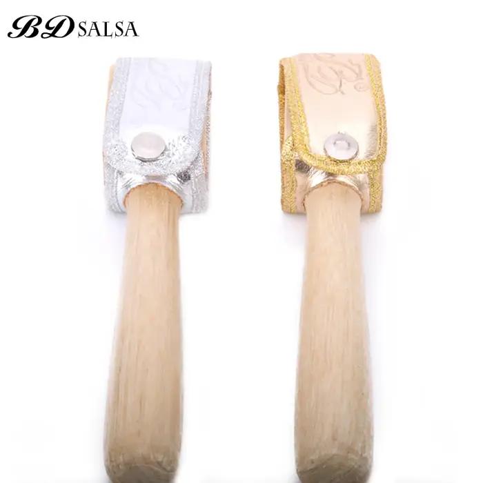 Brosse en acier à manche en bois massif, accessoires de danse BD authentiques, résistantes à l'usure