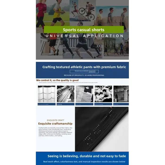 Shorts de sport légers et respirants, tissu extensible quadridirectionnel, séchage rapide, poches zi