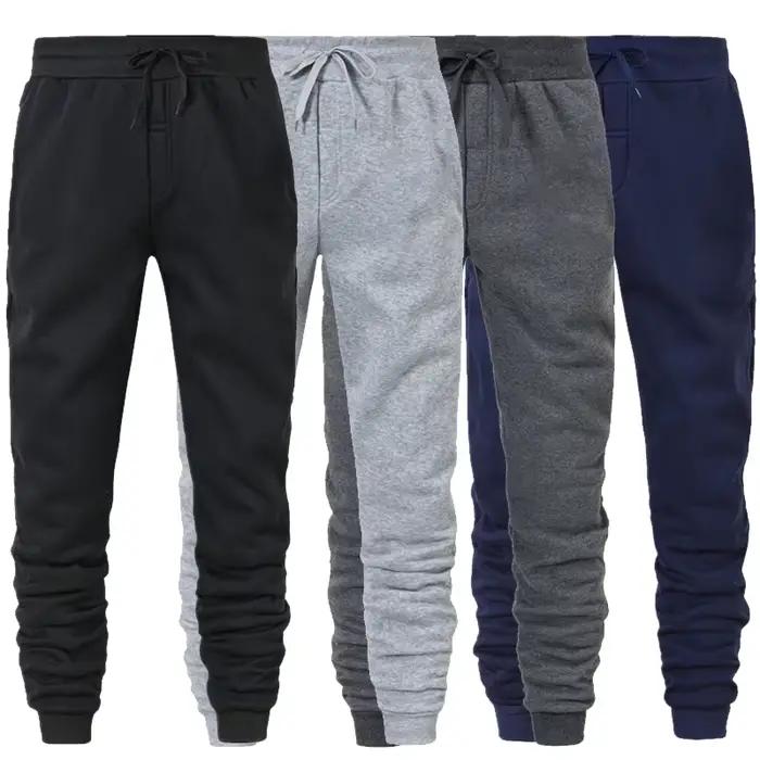 Pantalons de sport longs décontractés pour hommes coupe ajustée élastique design moderne et confortable pour running yoga et loisirs