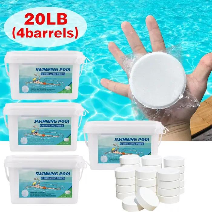 Comprimés combinés de purification de piscine, 20lb, 3 pouces, soins de piscine