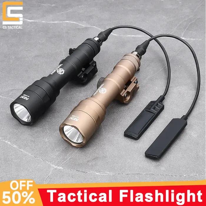 WADSN SF M600 M600C M600U Lampe torche puissante pour airsoft, chasse, éclairage de fusil de chasse,