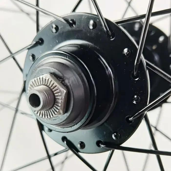 Gros vélo roue avant Ebike 20 et 26 pouces, frein à disque, intérieur 36H, extérieur 74mm, largeur 8