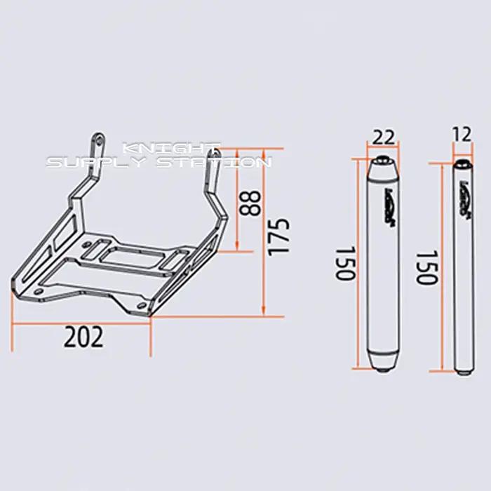 Support de plaque GPS pour téléphone portable, support de support de moto, navigation téléphonique,