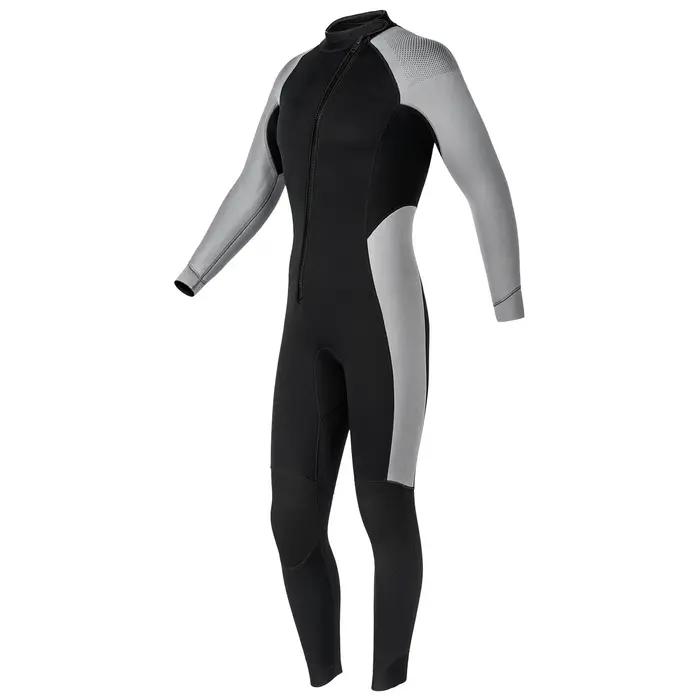 Combinaison Thermique Néoprène Homme 3mm - Manches Longues pour Surf Plongée et Natation